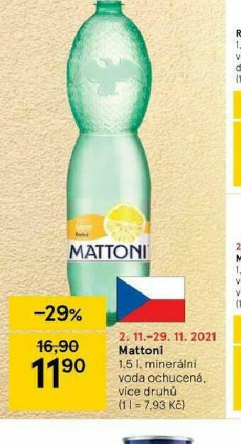 Tesco Mattoni ochucená nabídka