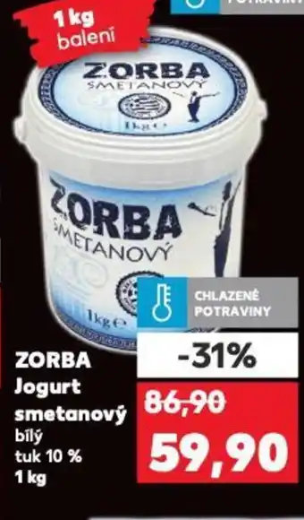 Kaufland ZORBA Jogurt smetanový nabídka