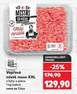 Kaufland Vepřové mleté maso XXL nabídka