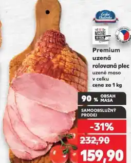 Kaufland Premium uzená rolovaná plec nabídka