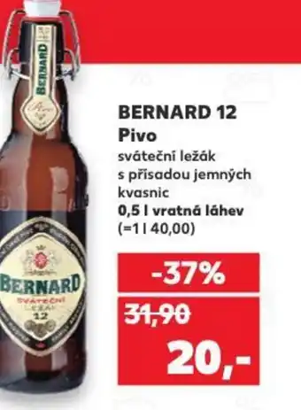 Kaufland BERNARD 12 Pivo nabídka