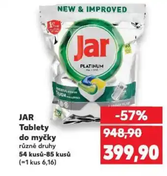 Kaufland JAR Tablety do myčky nabídka