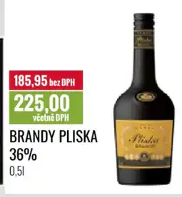 Ratio BRANDY PLISKA 36% nabídka