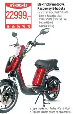 Globus Elektrický Motocykl Racceway E-babeta nabídka