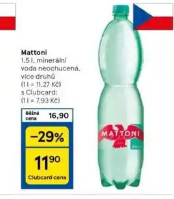 Tesco Mattoni nabídka