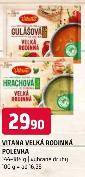 Terno VITANA Velká Rodinná Polévka nabídka