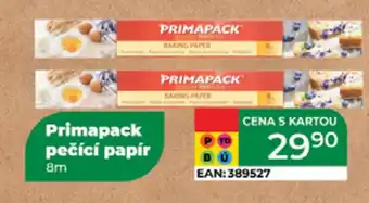 Tamda Foods PRIMAPACK pečící papír nabídka