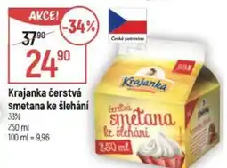 Globus KRAJANKA čerstvá smetana ke šlehání nabídka