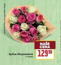 Billa Kytice růží pastelová nabídka
