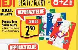 Albert Školní sešity nabídka