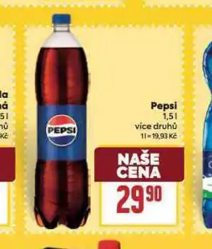 Billa Pepsi 1,5l nabídka