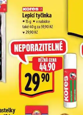 Albert Kores lepicí tyčinka nabídka