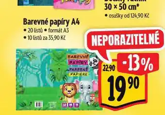 Albert Barevné papíry nabídka