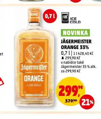 Penny Market Jagermeister orange nabídka