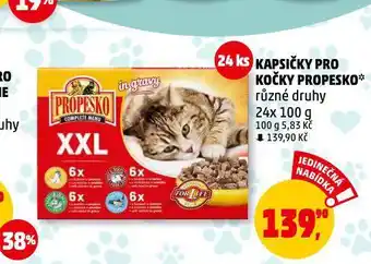 Penny Market Propesko kapsičky pro kočky nabídka