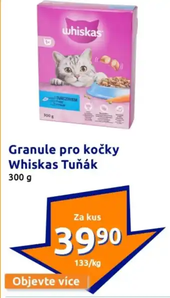 Action Granule Pro Kočky Whiskas Tuňák nabídka