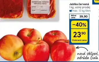 Tesco Jablka Červená nabídka