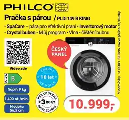 Planeo Elektro PHILCO Pračka s Párou / PLDI 149 B King nabídka