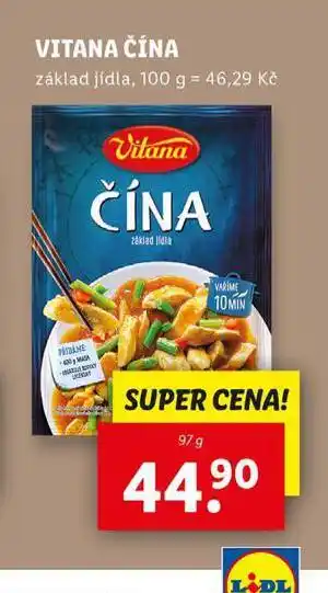 Lidl Vitana čína nabídka