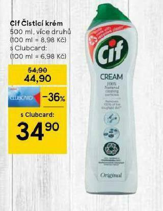 Tesco Cif čistící krém nabídka