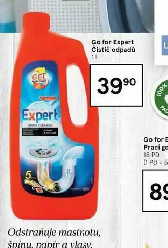 Tesco Go for expert čistič odpadů nabídka