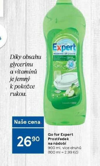 Tesco Go for expert prostředek na nádobí nabídka