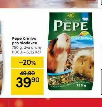 Pepe krmivo pro hlodavce