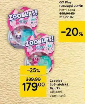 Tesco Zoobles sběratelská figurka nabídka