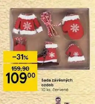 Tesco Sada závěsných ozdob nabídka