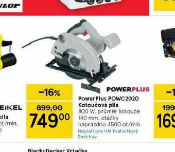 Tesco Powerplus kotoučová pila nabídka