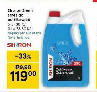 Tesco Sheron zimní směs do ostřikovačů nabídka