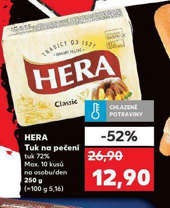 Kaufland Hera tuk na pečení nabídka