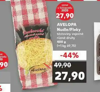Kaufland Avelopa nudle / fleky nabídka