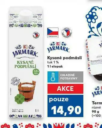 Kaufland Kysané podmáslí 1% nabídka