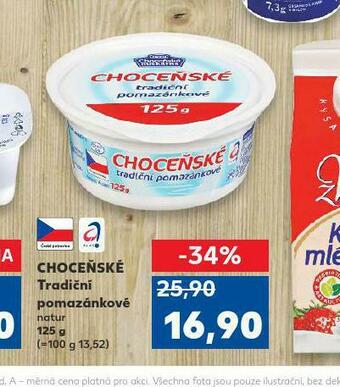 Kaufland Choceňské tradiční pomazánkové nabídka