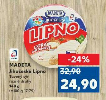 Kaufland Madeta jihočeské lipno nabídka