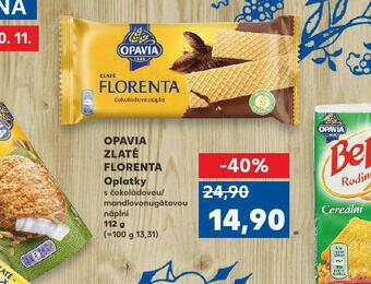Kaufland Opavia zlaté florenta oplatky nabídka