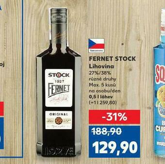 Kaufland Fernet stock nabídka