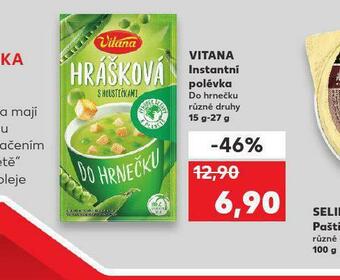 Kaufland Vitana instantní polévka nabídka