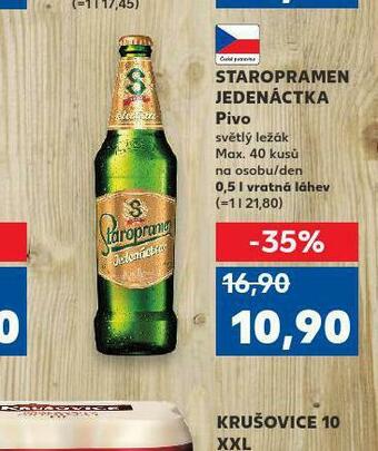 Kaufland Pivo staropramen 11 nabídka