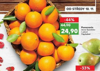 Kaufland Pomeranče nabídka
