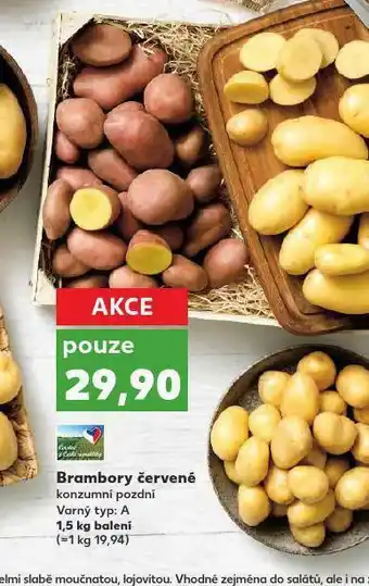 Kaufland Brambory červené nabídka