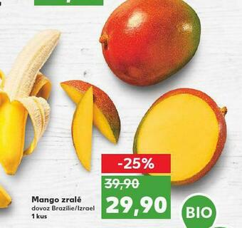 Kaufland Mango zralé nabídka