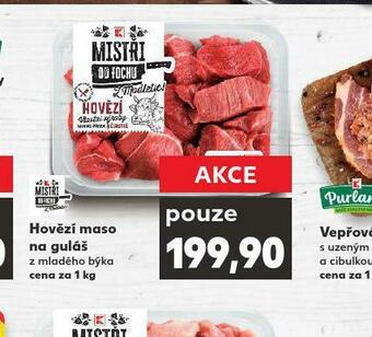 Kaufland Hovězí maso na guláš nabídka