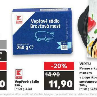 Kaufland Vepřové sádlo nabídka