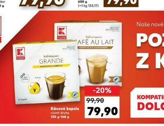 Kaufland Kávové kapsle nabídka