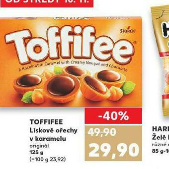 Kaufland Toffifee lískové ořechy v karamelu nabídka