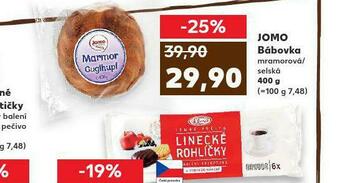 Kaufland Jomo bábovka nabídka