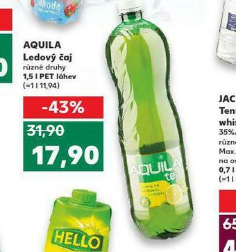 Kaufland Aquila ledový čaj nabídka