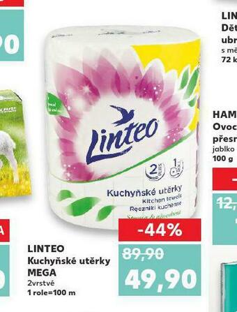 Kaufland Linteo kuchyňské utěrky nabídka